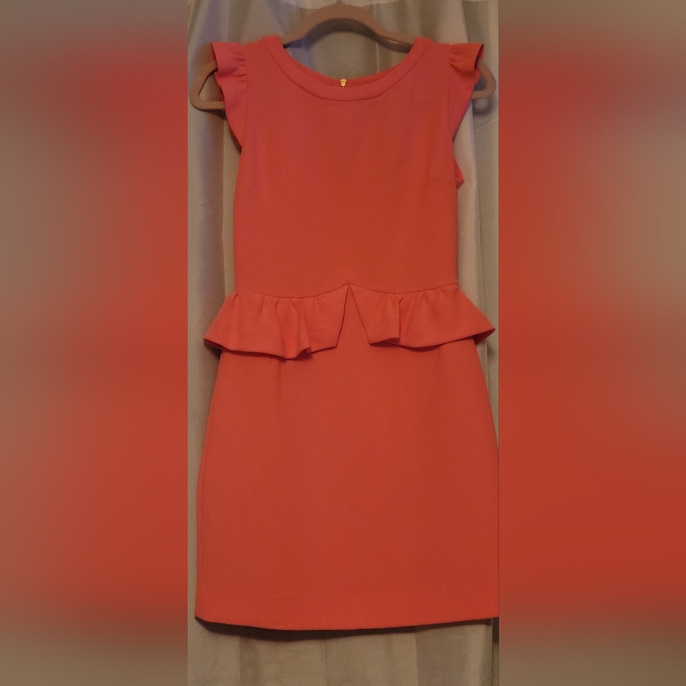SANDRO cap sleeves scoop neck dress